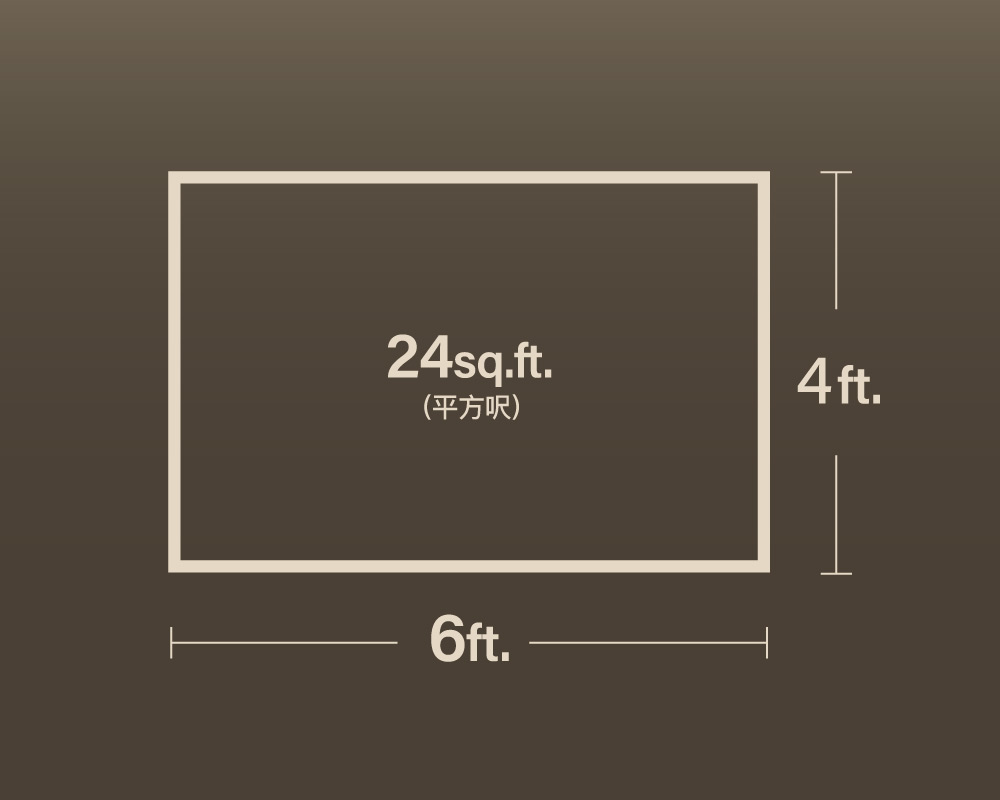 荔枝角 ‧ 24平方呎 (4'x6')